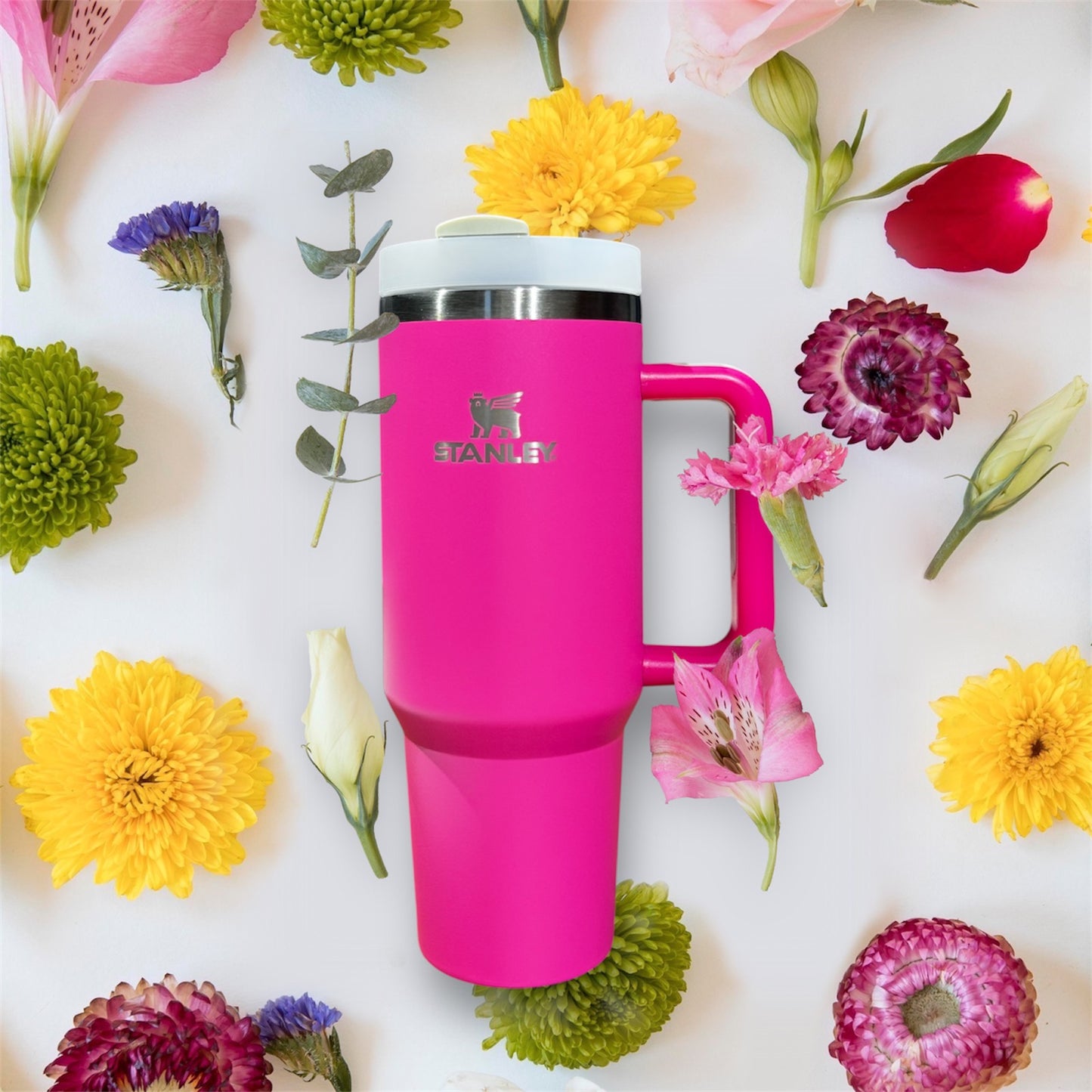 The Clean Slate Quencher H2.0 FlowState™ Tumbler | 40 OZ - Fuchsia